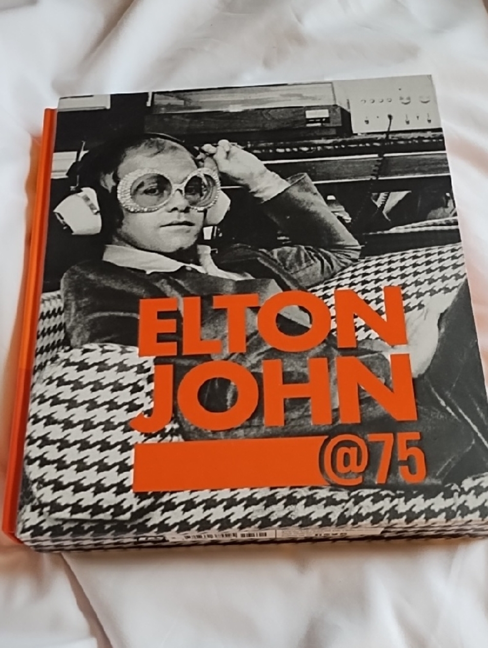 Elton John @75 Hardcover Book